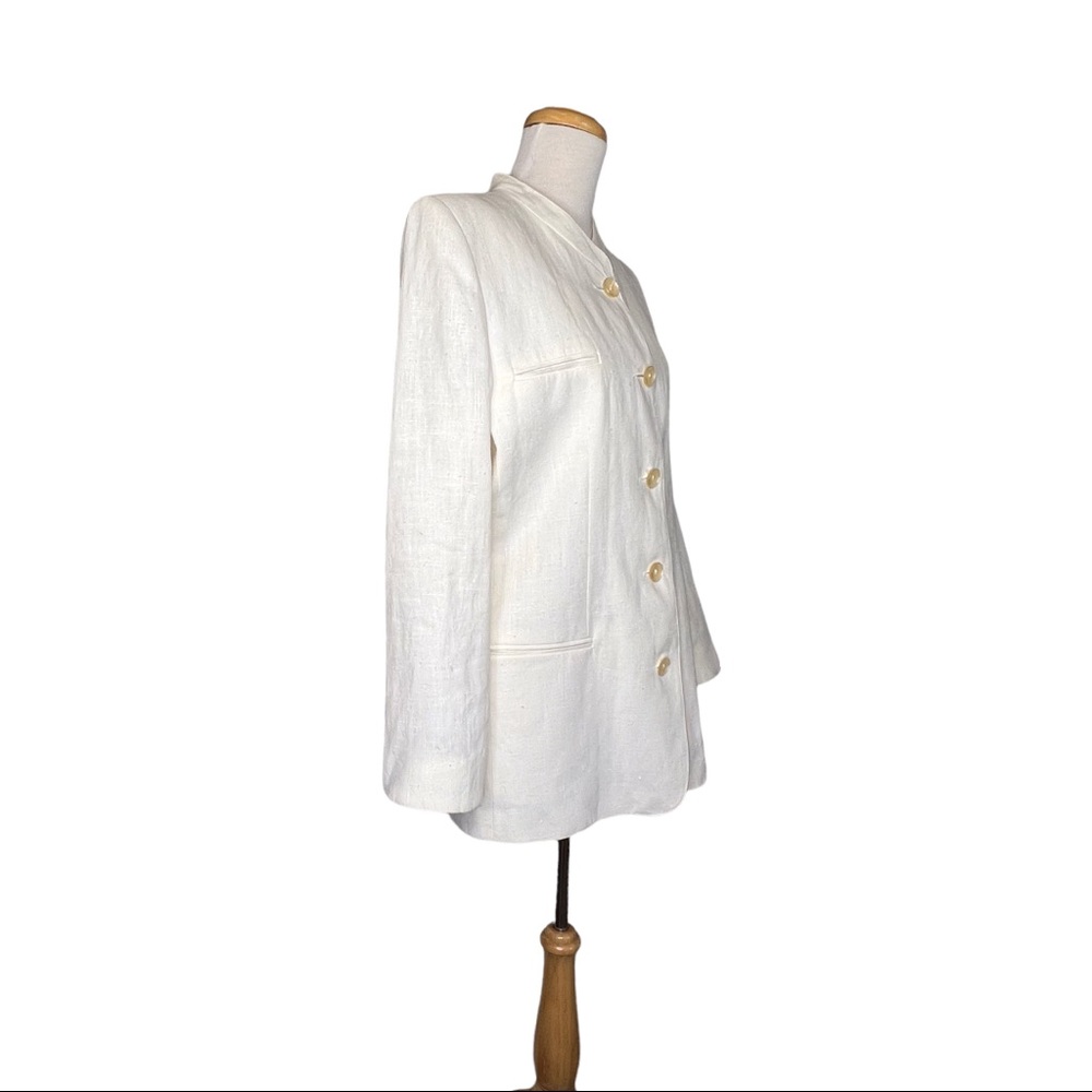 Harvé Benard By Benard Holtzman Vintage Linen Kimono Jacket Made in Ukraine NWT - Picture 9 of 13